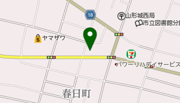 IZUMI理容の地図画像