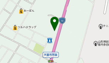 日の出自動車天童センターの地図画像