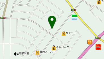 日焼けサロン-クレイジーサンの地図画像