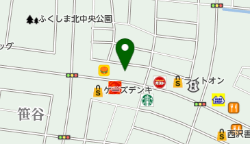 シュープラザ福島矢野目レディース館店の地図画像