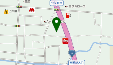 オーディン 福島矢野目店の地図画像