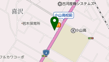 宗教法人幸福の科学小山支部の地図画像