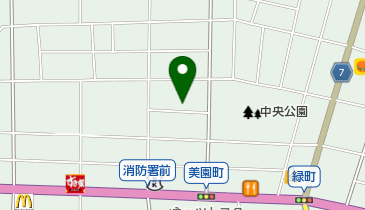 田中帽子店の地図画像