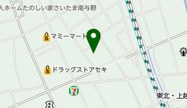 西堀氷川神社の地図画像