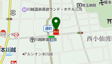 関東菱油株式会社川越中央店の地図画像