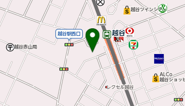 モッズヘア越谷店の地図画像