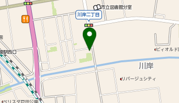 戸田市 川岸会館の地図画像