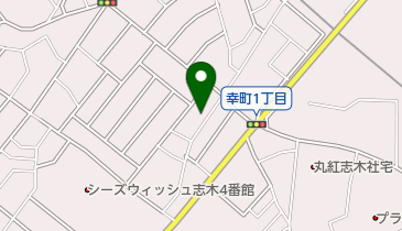 日本習字学会志木支部の地図画像