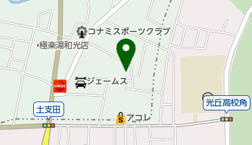 向山地域センターの地図画像