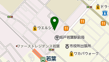 安兵衛若葉店の地図画像