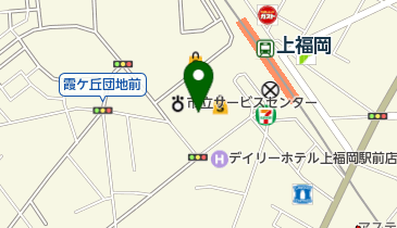 ステージナイン上福岡店の地図画像