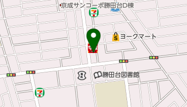 ヘアーサロンアサヒ勝田台店の地図画像