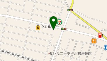 君津鍼灸整骨院の地図画像