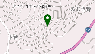 ポニーテールの地図画像