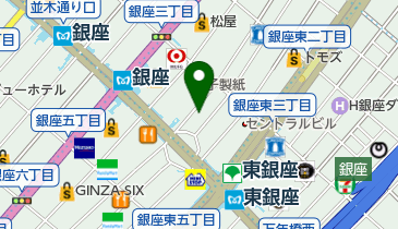 銀座ヒーリングアカデミーの地図画像