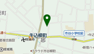 読売センター牛込神楽坂の地図画像
