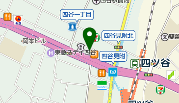 アサクラメガネ四谷本店の地図画像