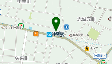 矢来町薬局の地図画像