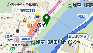 台東区立 隅田公園駐輪場の地図画像