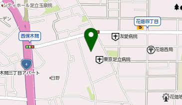 ホームヘルプサービス保木間の地図画像