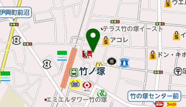 株式会社白洋舎 松坂屋ストア竹の塚サービス店の地図画像