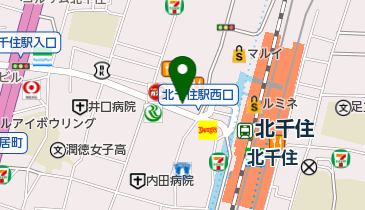 ソシュール・ハマノモードユキ北口店の地図画像