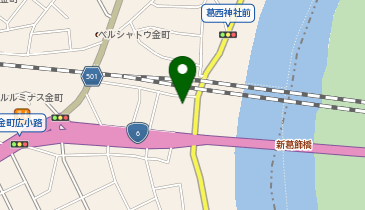 金町南自治会会館の地図画像