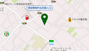 江戸川区 くつろぎの家の地図画像