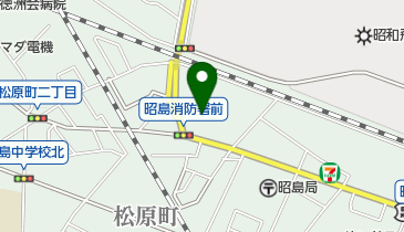 昭島市立 松原町高齢者福祉センターの地図画像