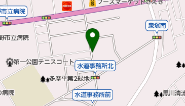 都市再生機構(独立行政法人) 東日本賃貸住宅本部 南多摩住宅管理センタの地図画像