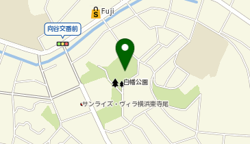 鶴見区役所 白幡公園こどもログハウスの地図画像