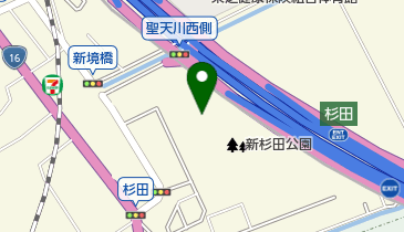 横浜市役所 環境創造局 新杉田公園の地図画像