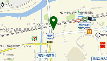 鴨居中央会館の地図画像