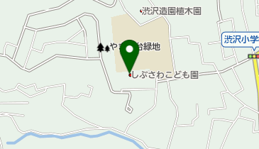 秦野市 子育て支援センターぽけっと21 しぶさわの地図画像