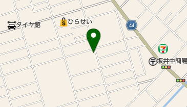 坂井中団地自治会館の地図画像