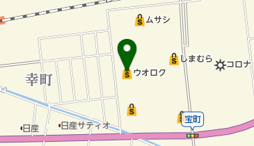 クリーニングチャオ・ウオロク店の地図画像