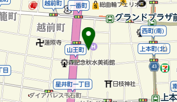 株式会社フォーエヌの地図画像