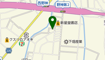 さんぱつやしょうえいの地図画像