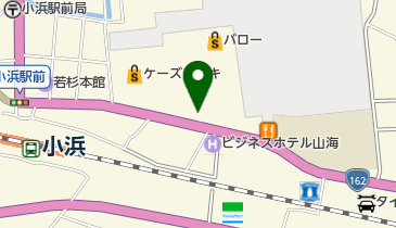 ジャック小浜店の地図画像