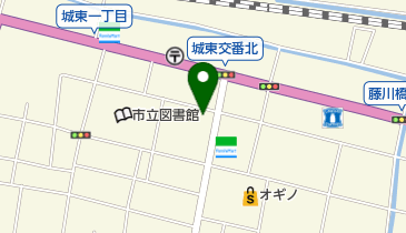 ビューティーあおきの地図画像