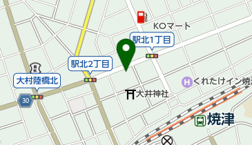 にしまち接骨院の地図画像