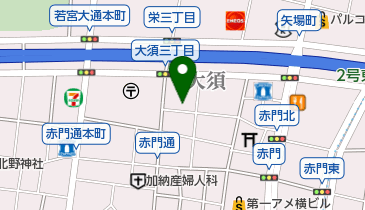 若宮フットサルパークの地図画像