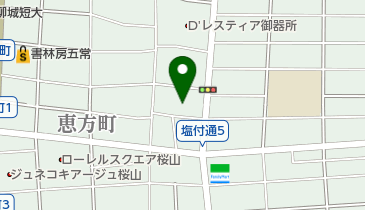 山田鈴子モダンバレエスタジオの地図画像