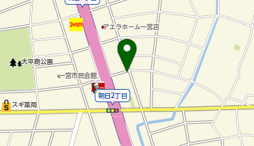メガネ赤札堂一宮店の地図画像