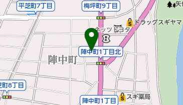 陣中区民会館の地図画像