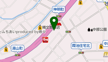 ユタカ湯山サロンの地図画像