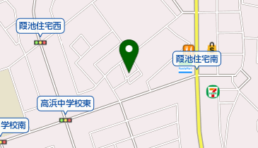 高浜市役所 湯山老人憩の家の地図画像