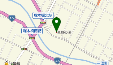 満殿の湯の地図画像