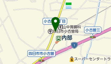 ファーコスうつべ薬局の地図画像