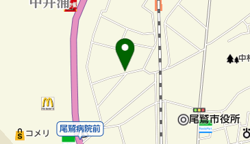 尾鷲市役所 白石墓地の地図画像